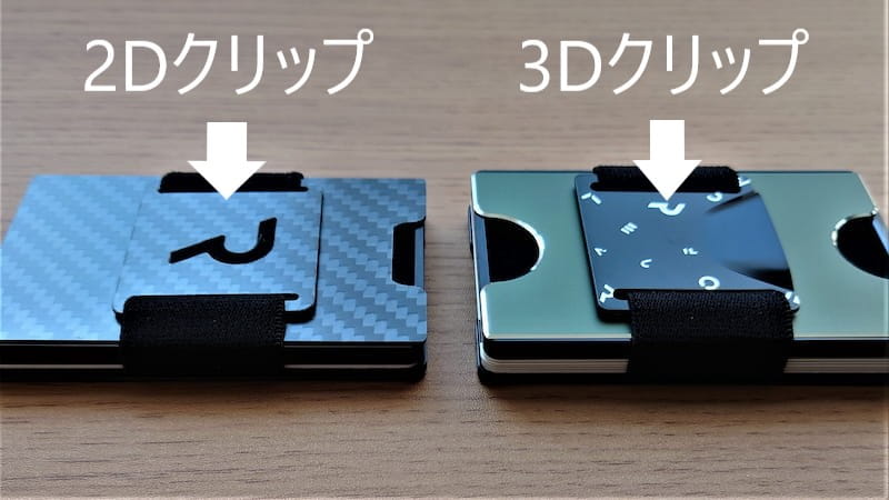 2Dクリップと3Dクリップ